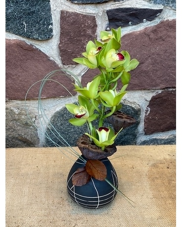 Lotus in Bloom Flower Arrangement