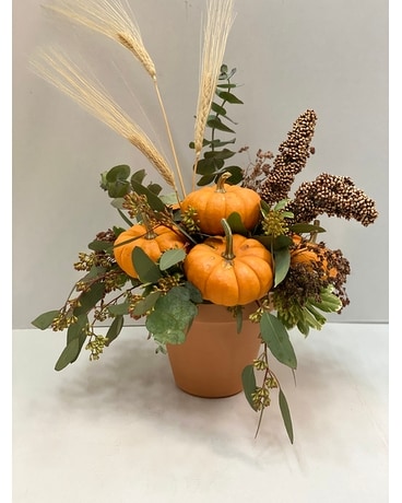 Pumpkin Delight Flower Arrangement