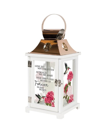 Forever in our hearts Lantern Flower Arrangement