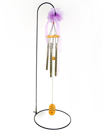Footprints Wind Chime