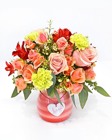 To Mom with Love Flower Arrangement