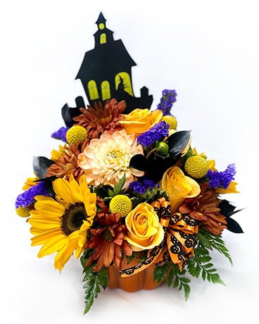 House on Pumpkin Hill Flower Arrangement