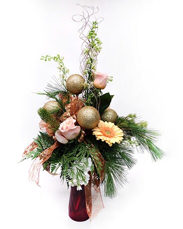 Golden Luster Flower Arrangement