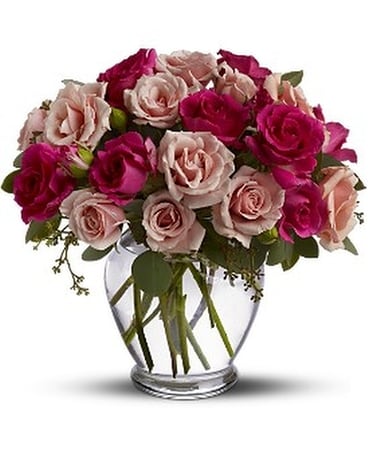 Spray Roses are Pink Flower Arrangement