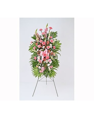 Eternal Glory Easel Funeral Casket Spray Flowers