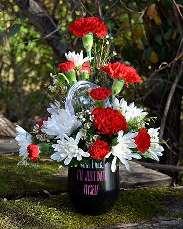 Whatever, I'll Just Date Myself Flower Arrangement