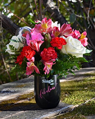 Happy Galentine's Day Flower Arrangement