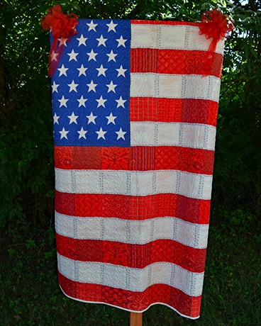 Distressed American Flag Throw Gifts