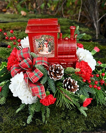 Holiday Express Flower Arrangement