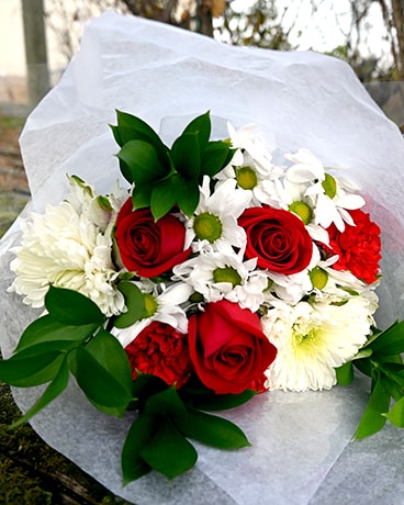 Loves Radiance Wrap Flower Arrangement