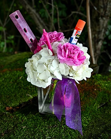 Passing Notes Flower Arrangement