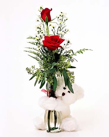 Beary Lovable Flower Arrangement