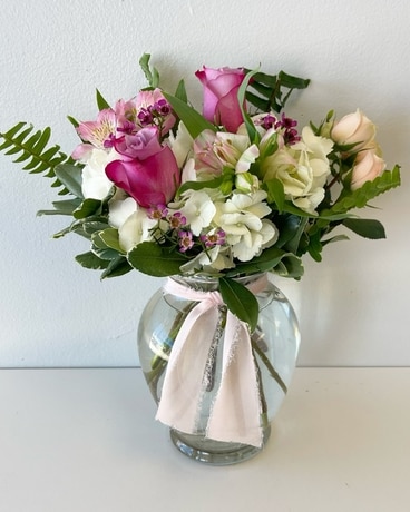 Cupid's Cutie Pastel Flower Arrangement