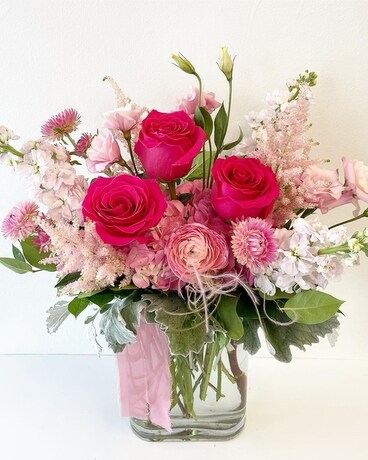 Pink October Premium Flower Arrangement