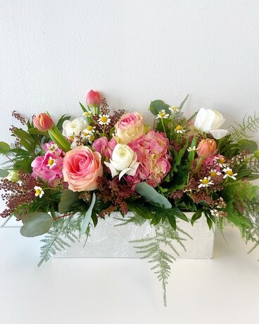 Cotton Candy Flower Arrangement