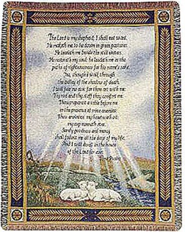 23rd Psalm Throw