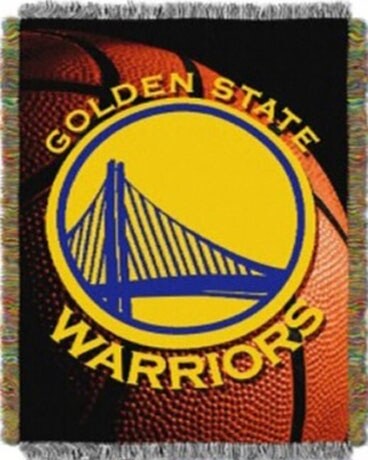 Golden State Warriors NBA Photo Real Woven Throw