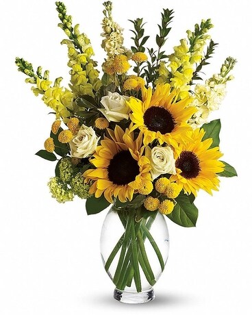 Here Comes The Sun by Teleflora Flower Arrangement