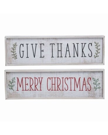 Reversible Harvest Christmas Decor Gifts