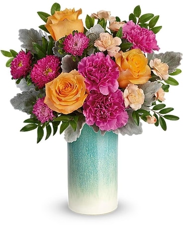 Aqua Allure Bouquet Flower Arrangement