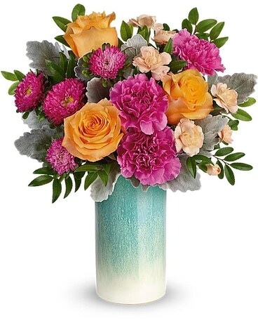 Aqua Allure Bouquet Flower Arrangement