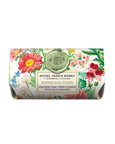 Poppies and Posies Large Bath Soap Bar Gifts