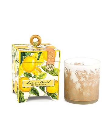 Lemon Basil 6.5 oz Soy Wax Candle Gifts