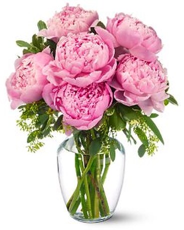 Pretty Peony Flower Arrangement