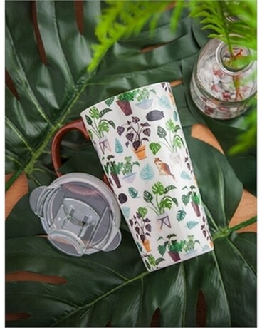 Plant Medley Ceramic Travel Cup Gifts