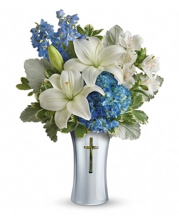 Skies of Rememberance Flower Arrangement
