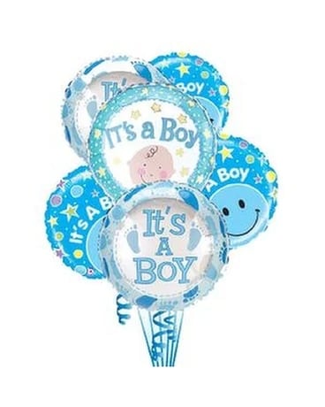 It's a Boy Balloon Bouquet Bouquet