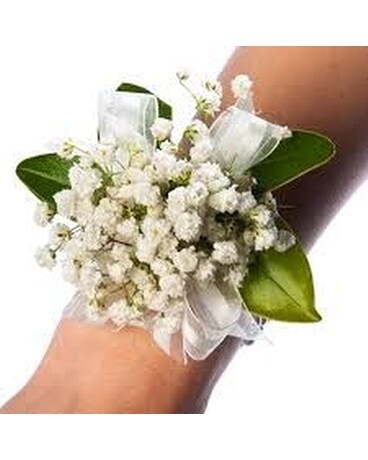 Babies Breath Corsage Flower Arrangement