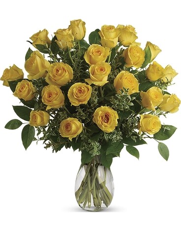 Hello Yellow 2 Dzn Flower Arrangement