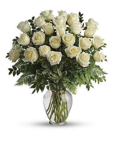 Wonderous White 2 Dzn Flower Arrangement