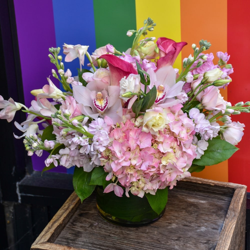 コレクション Flowers&yu Rose and Lily Cube Bouquet in Bradenton FL - Scarlett's