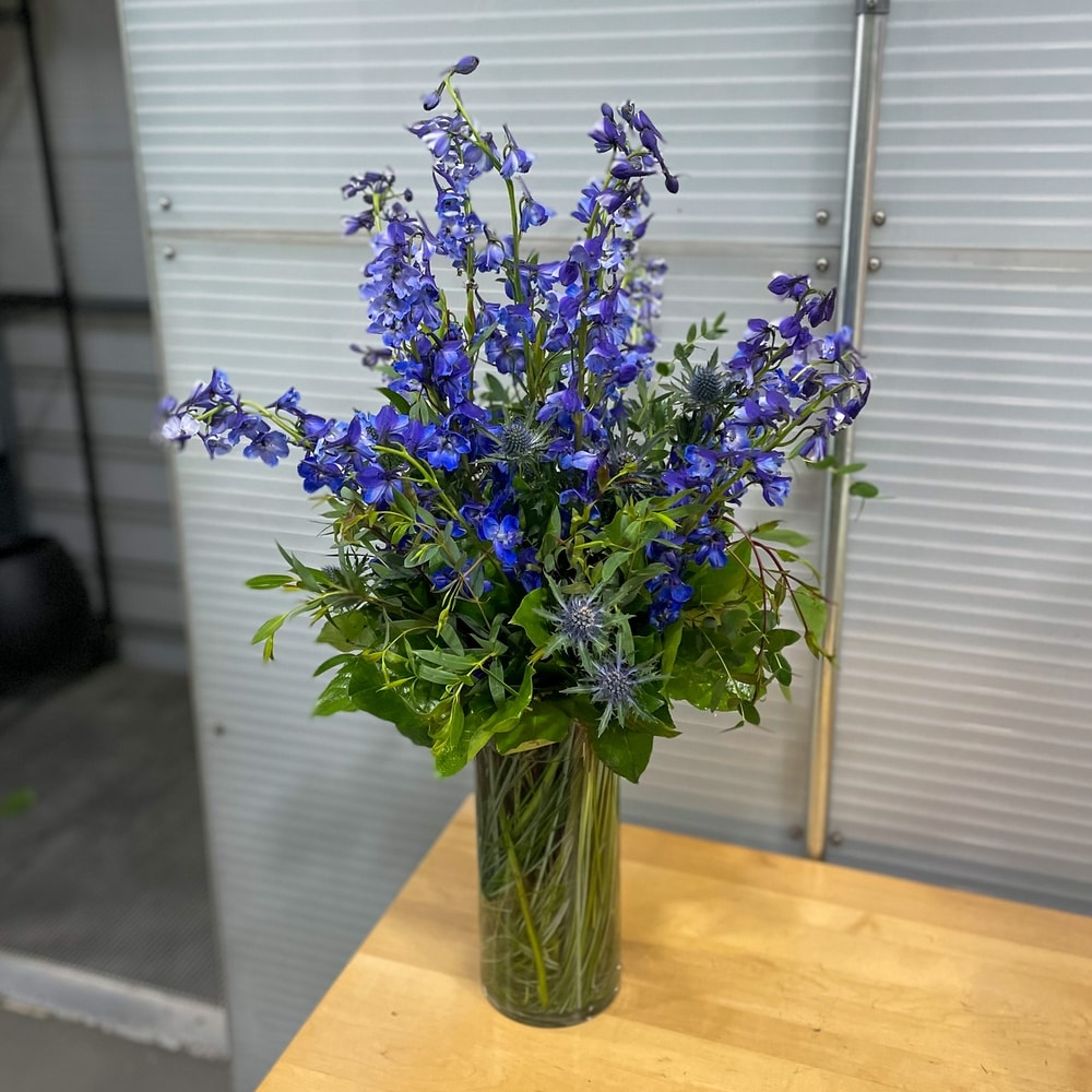 Shop Now - Sapphire French-Tied Bouquet - Starbright NYC