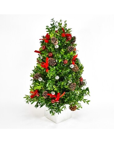 Boxwood Joy Flower Arrangement