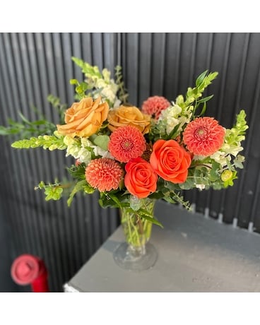 Pumpkin Spice Flower Arrangement
