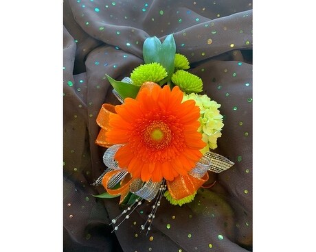 Orange Crush Corsage