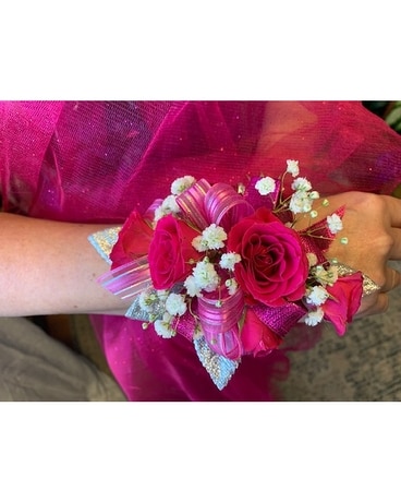 Pretty Pink Petals Corsage