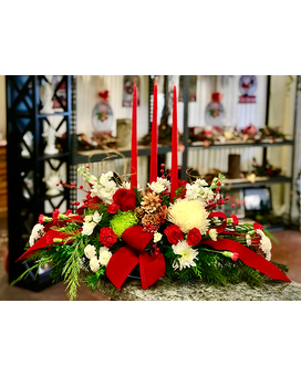 Christmas Trio Flower Arrangement