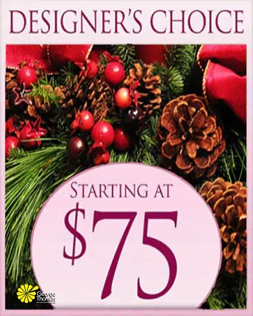 Custom Design Holiday Bouquet $75