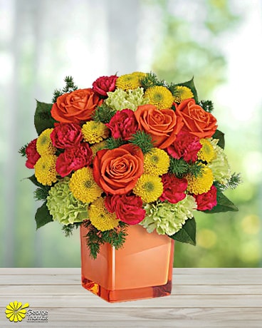 Citrus Smiles Flower Arrangement