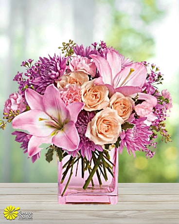 Possibly Pink Flower Arrangement