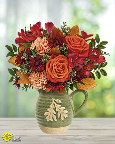 Charming Acorn Bouquet Flower Arrangement