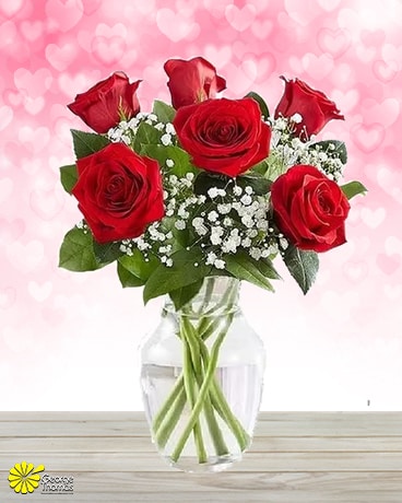 Valentine Rose Special Flower Arrangement