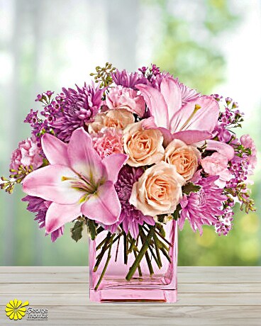 Possibly Pink Flower Arrangement