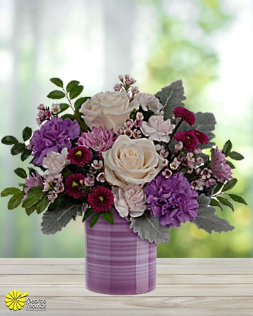 Serene Swirl Bouquet Flower Arrangement