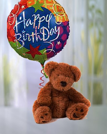 Happy Birthday Bear & Balloon Gifts