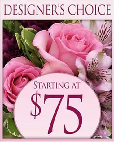 Speedway Designer's Choice $75 Flower Arrangement